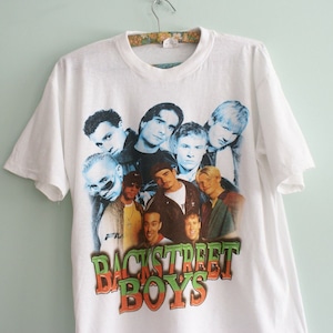 Koszulka Vintage Single Stitch Backstreet Boys, Koszulka z trasy koncertowej Backstreet Boys, Koszulka Vintage | Koszulka Boysband | Nick Carter