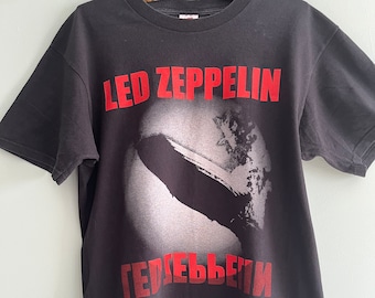 Zeldzaam Y2K officieel Led Zeppelin T-shirt - Vintage Rock Collectible, Concert Tee, geweldig cadeau voor Zeppelin Fans