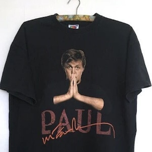 2004 Vintage Paul McCartney Tour shirt | Vintage Paul McCartney shirt | Beatles