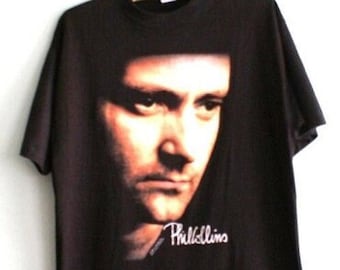 1990 Phil Collins World Tour T-shirt, Vintage Phil Collins T-shirt