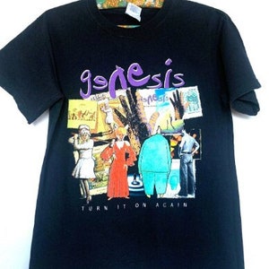 Vintage Genesis Turn it on Again tour shirt || Genesis Tour shirt | Phil Collins shirt | Peter Gabriel shirt