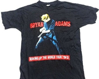 1992 Bryan Adams World Tour T-shirt, Vintage Bryan Adams shirt, Vintage Band shirt, 90s Bryan Adams