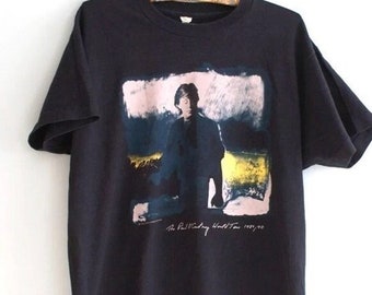 1989 Paul McCartney Tour shirt | Vintage Collectable Paul McCartney shirt | The Beatles shirt | Concert T-shirt | Band t-shirt