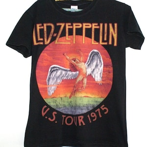 Official Led Zeppelin T-shirt | Led Zeppelin Angel t-shirt | Vintage Band Tees | Festival Clothing | Gift for Her | Unisex Zeppelin shirt