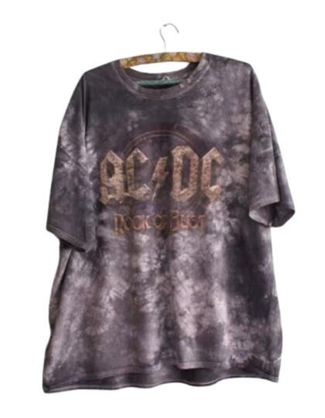 Ac/dc Tie Dye T-shirt, Licensed Ac/dc Tee, Unique Rock or Bust Ac Dc T ...