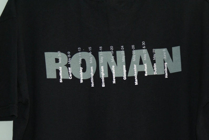 Vintage Ronan Keating Tour T-shirt, Extremely Rare Ronan Keating T-shirt, Boyzone t-shirt, Unique and extremely rare Vintage Ronan Keating image 4