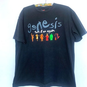 Vintage Genesis Turn it on Again tour shirt || Genesis Tour shirt | Phil Collins shirt | Peter Gabriel shirt