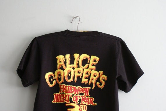 Official Alice Cooper Tour T-shirt, Rare Alice Co… - image 4