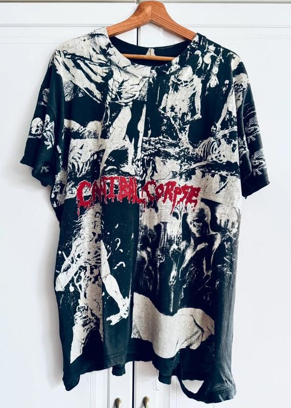 1990s True Vintage Cannibal Corpse Single Stitch T-shirt, Vintage