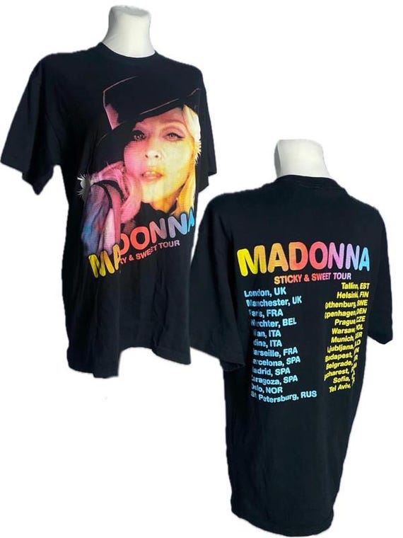 マドンナ Sticky & Sweet Tour マイアミ公演限定 Tシャツ