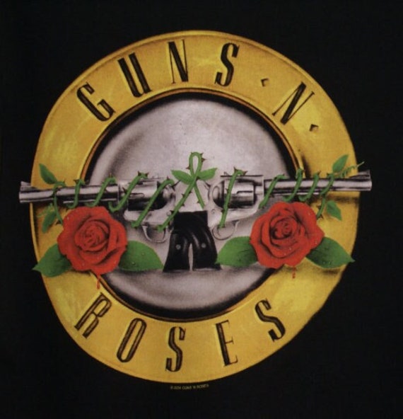 Official Vintage Guns'n'Roses shirt, Yellow Print… - image 5