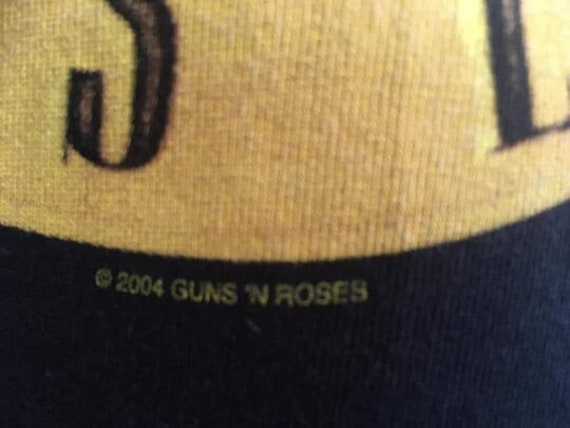 Official Vintage Guns'n'Roses shirt, Yellow Print… - image 4