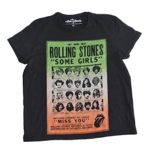 Rolling Stones T-shirt - Official Some Girls Miss You T-shirt - Rolling Stones Shirt, Rolling Stones Concert