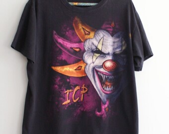 Vintage Insane Clown Posse shirt, Rare ICP shirt, Scary Clown, Shaggy 2 Dope