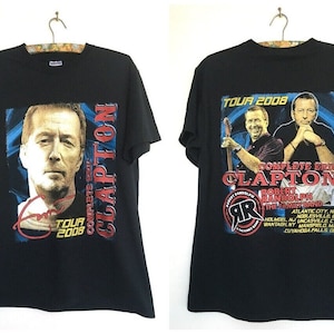 Eric Clapton T-shirt, Complete Eric Clapton Robert Randolph Tour shirt, Band T-shirt,