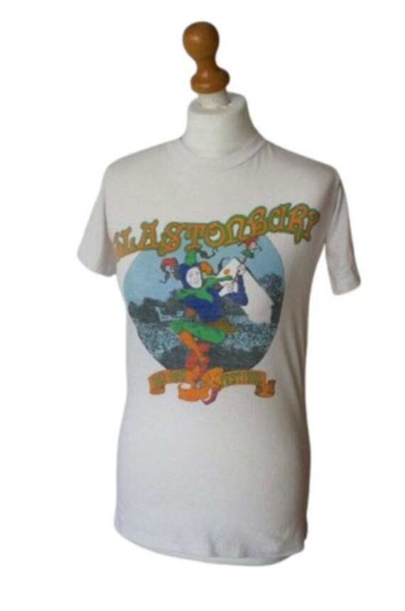 1983 Vintage Glastonbury Festival T-shirt, Glaston