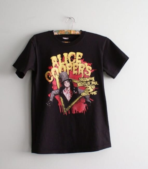 Official Alice Cooper Tour T-shirt, Rare Alice Co… - image 1