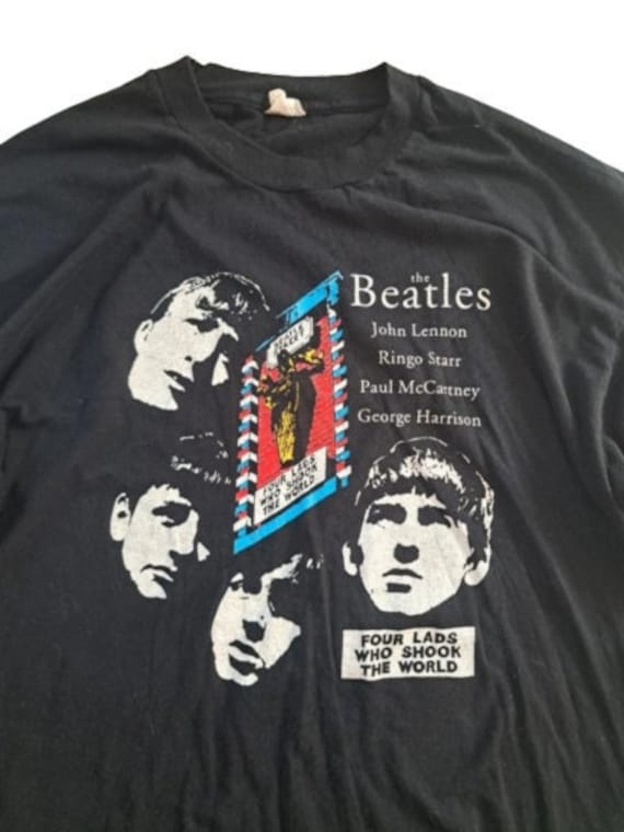 ヴィンテージ 90 年代 ビートルズ T シャツ スクリーン スター