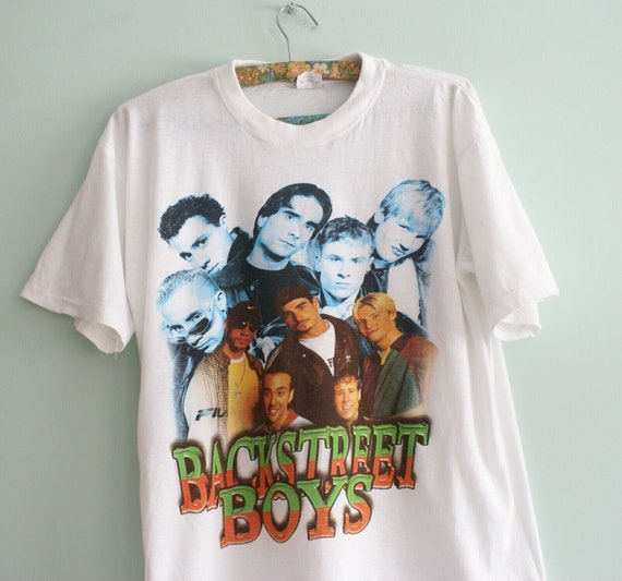 Vintage Single Stitch Backstreet Boys t-shirt, Ba… - image 1
