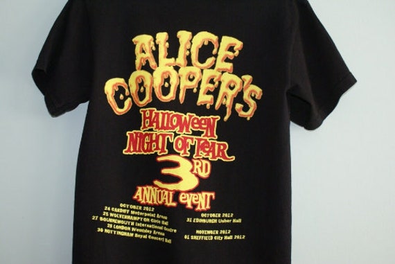 Official Alice Cooper Tour T-shirt, Rare Alice Co… - image 8