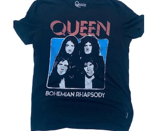 Camiseta con licencia de estilo vintage de Queen / Camiseta de banda Queen rara / Camiseta de banda vintage / Ropa de festival