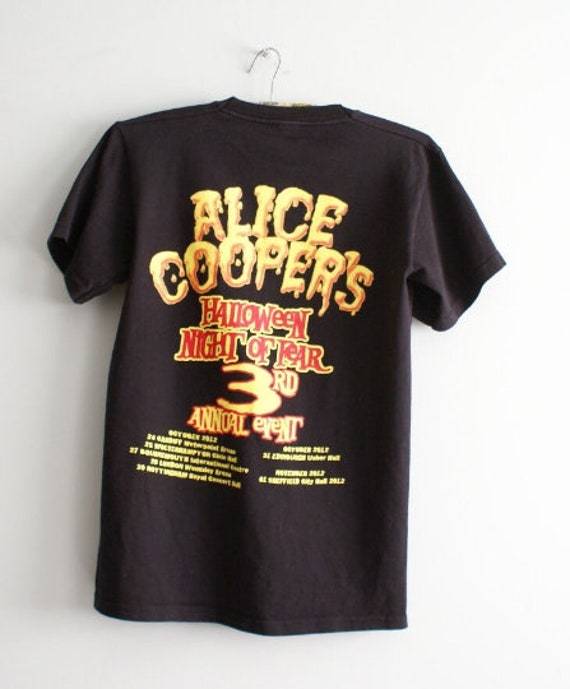 Official Alice Cooper Tour T-shirt, Rare Alice Co… - image 2