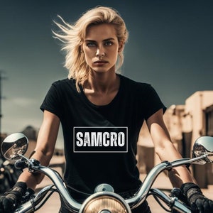 Samcro Shirt, Sons Of Anarchy, Skull Shirt, Motorcycle Shirts, Men&#39;s Biker Shirt, Men&#39;s Birthday Gift, Biker Gift, Grandpa Motorcycle Shirt