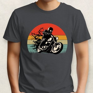 Skull Motorcycle Rider, Sons Of Anarchy, Motorcycle Shirts, Mens Biker Shirt, Men&#39;s Birthday Gift, Biker Gift, Grandpa Motorcycle Shirt, SOA