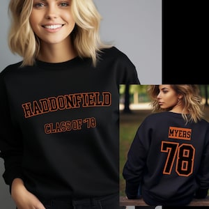 Haddonfield Class of '78 Sweatshirt: Michael Myers Horror Movie