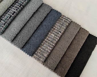 Tecido Bouclé Impermeável de Nova Geração | Tecido de Estofamento Grosso, Pesado, Durável e Elegante para Sofás, Cadeiras, Almofadas e Muito Mais