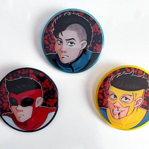 Invinciboy Evil-variant acrylspelden