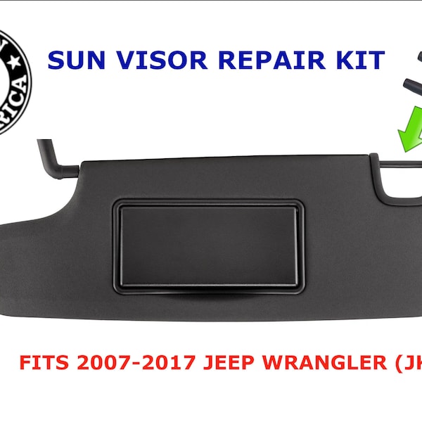 Sun Visor Repair Kit Jeep Wrangler JK 2007-2017