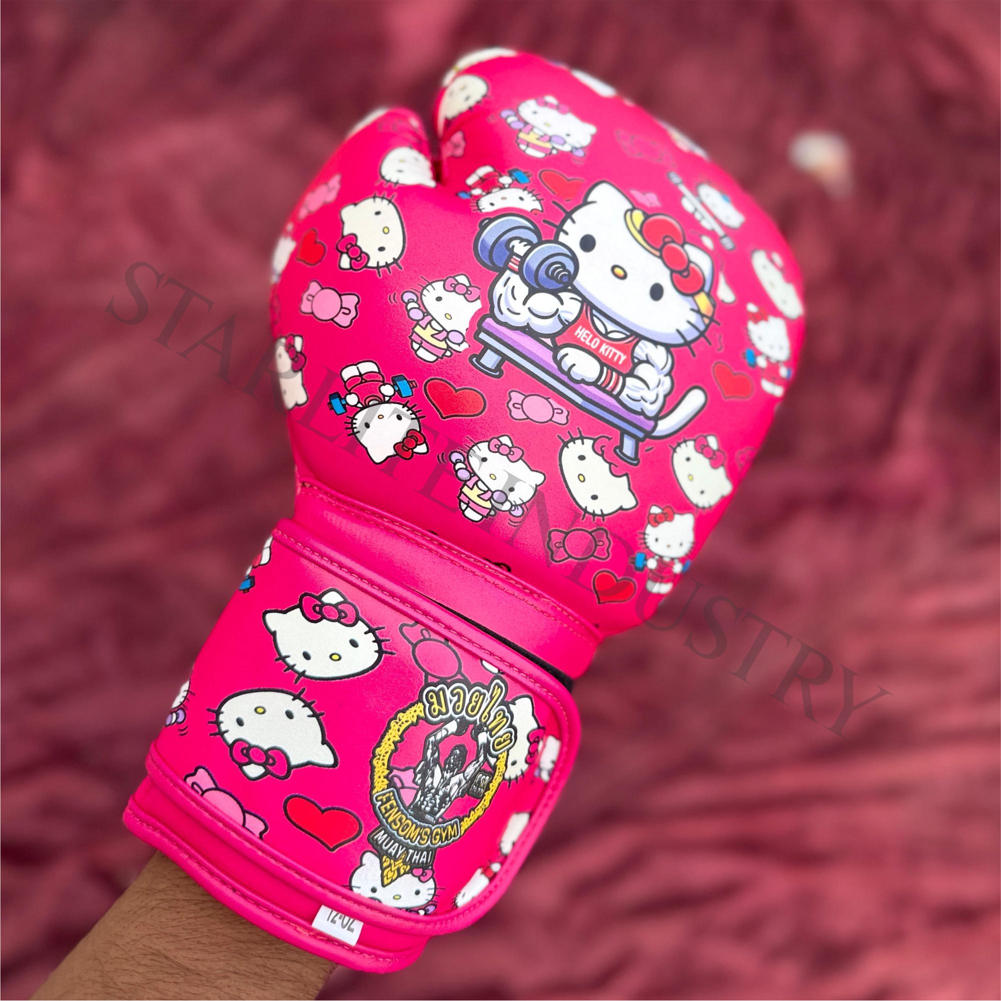 Hello Kitty Boxing Gloves, Pink Fitness, MMA, Kickboxing - Etsy