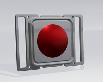 Scarlet Spinne Gürtelschnalle 3D Modell