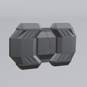 Hebilla de cinturón utilitario, modelo 3D