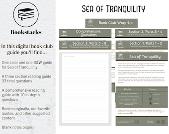 Sea of Tranquility Book Club Guide
