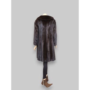 Vintage Dark Brown Mink Coat -Small/Medium