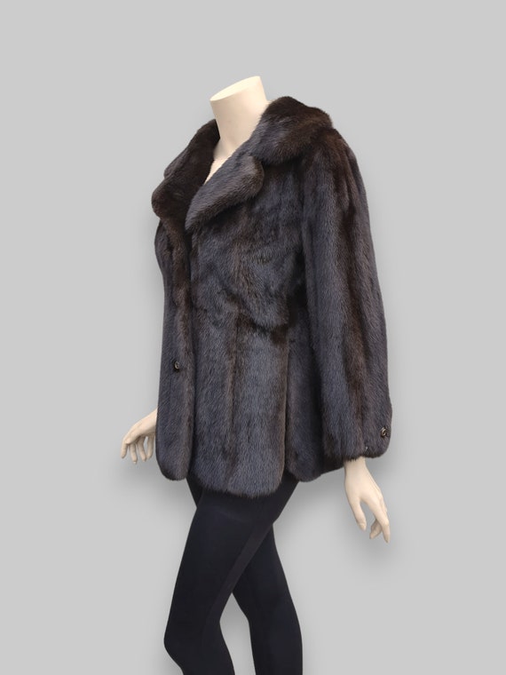 Vintage I.Magnin Ranch Mink Fur Jacket - Small/Me… - image 4
