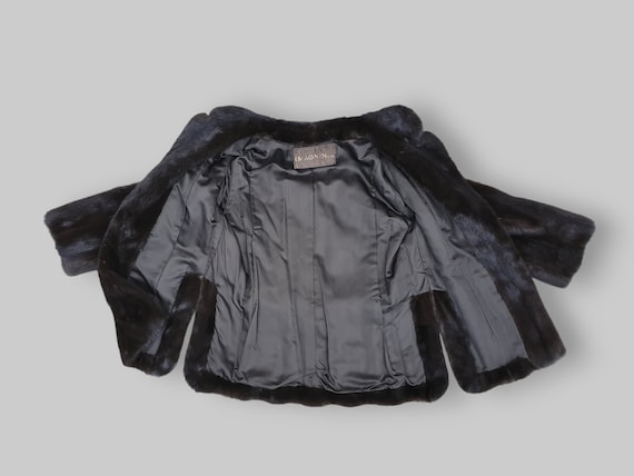 Vintage I.Magnin Ranch Mink Fur Jacket - Small/Me… - image 6