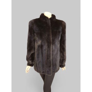 Vintage Dark Brown Mink Jacket -Medium/Large