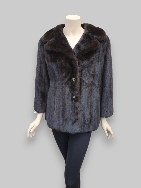Vintage I.Magnin Ranch Mink Fur Jacket - Small/Me… - image 1