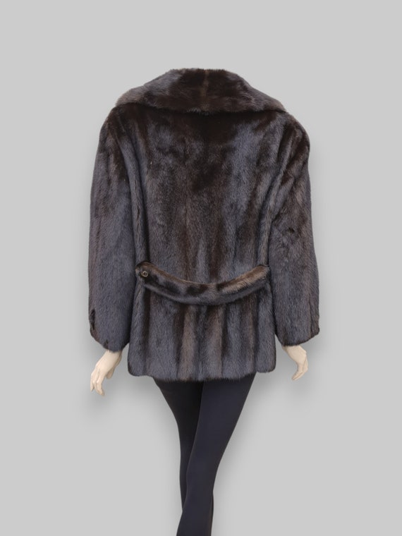 Vintage I.Magnin Ranch Mink Fur Jacket - Small/Me… - image 5