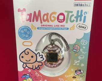 SKU B913P11653TA8 | Bandai Tamagotchi Angel Gotch Silver - Etsy