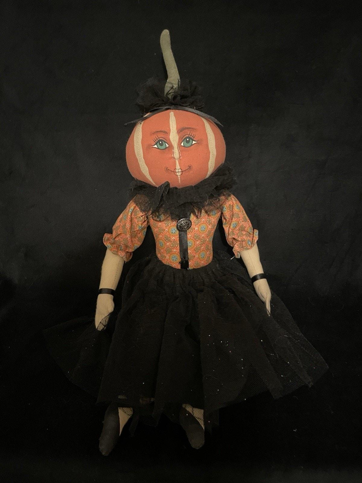 Joe Spencer Pumpkin Head Dolls - Etsy