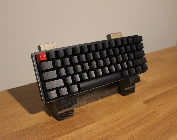 Handmade Wooden Mechanical Keyboard Stand: Desk Organizer - Etsy
