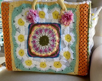 Handmade Bag, Knitting Bag, Straw Bag, Crossbody Bag, Summer Bag, Hand Knitted Bag, Beach Bag, Crochet Bag, Tote Bag, Shoulder Bag