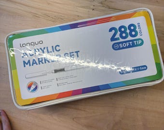 Crayon acrylique Languo vendu à l’unité | acrylic paint marker YE PC CS