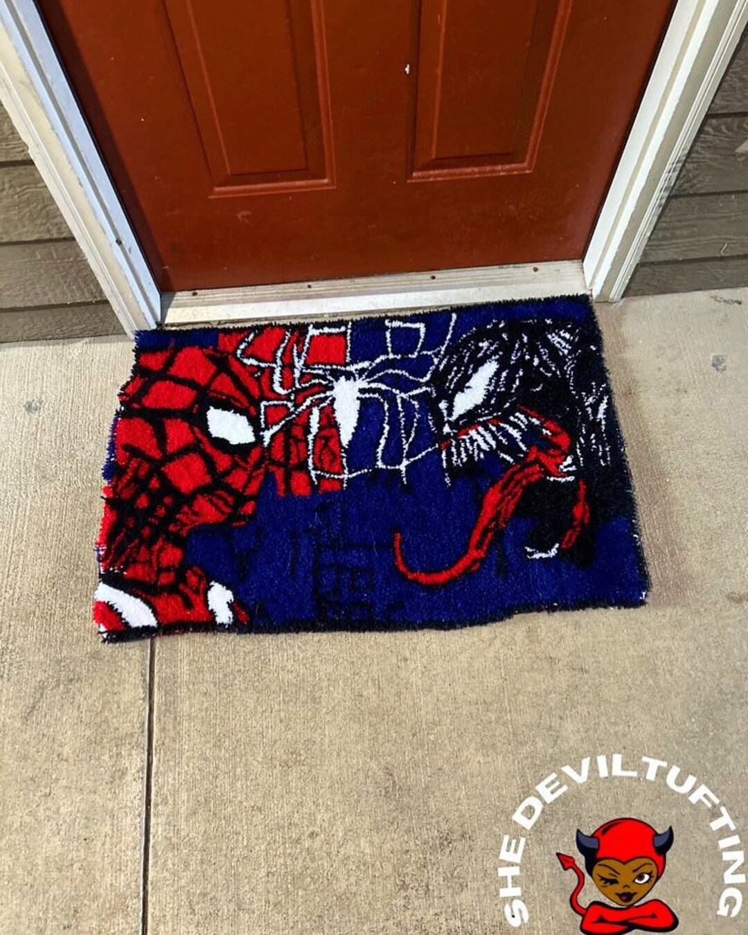 Custom Spider-man/venom Rug - Etsy UK