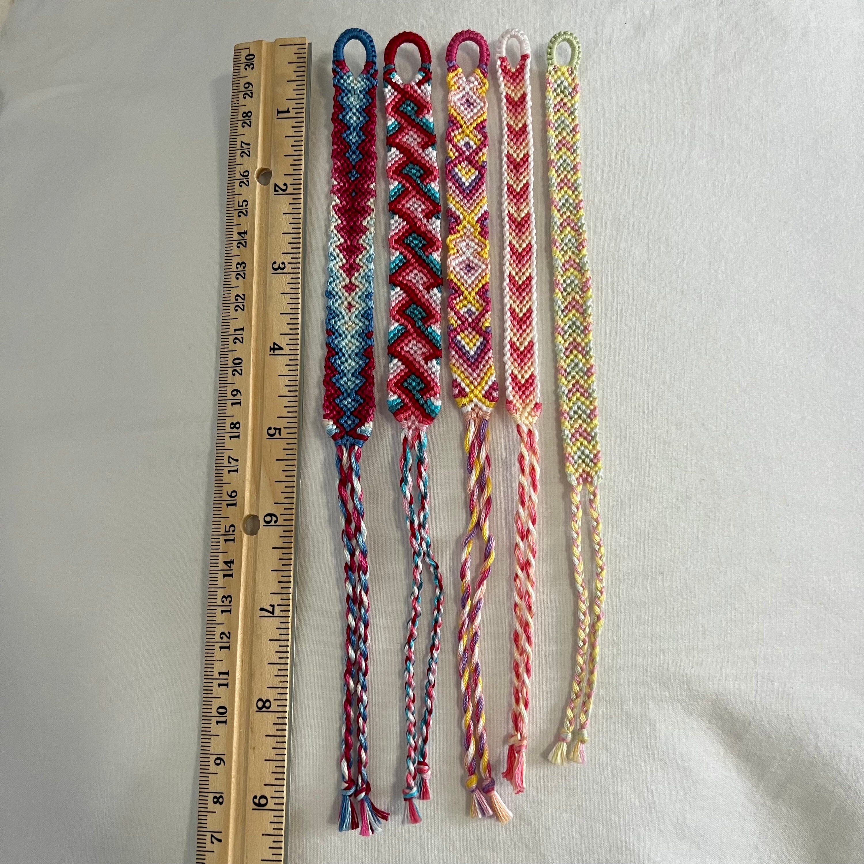 Braccialetti dell'amicizia Braccialetti fatti a mano Regali per lei Regali per lui Braccialetti di corda Braccialetti annodati Braccialetto colorato Chevron Estate - Italia