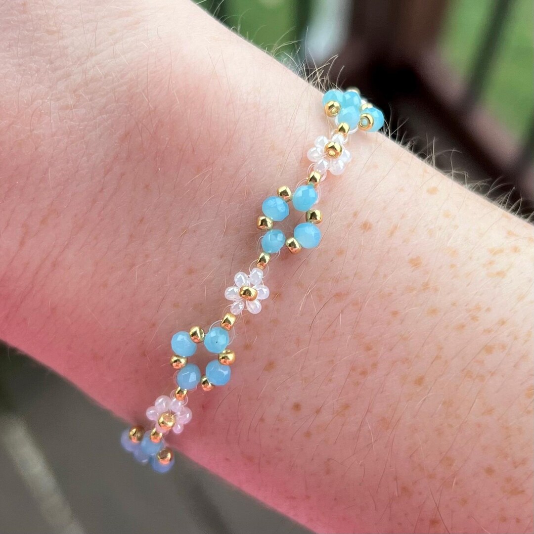 Ivy Blue Beaded Bracelet